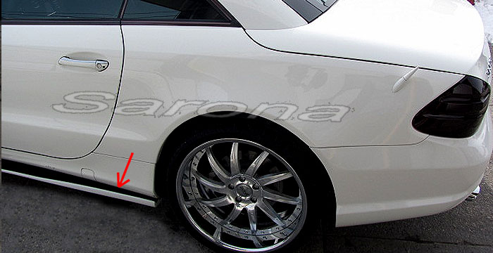 Custom Mercedes SL Side Skirts  Convertible (2003 - 2012) - $490.00 (Part #MB-015-SS)